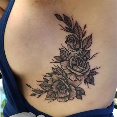 11+ Side Boob Flower Tattoo That Will Blow Your Mind!